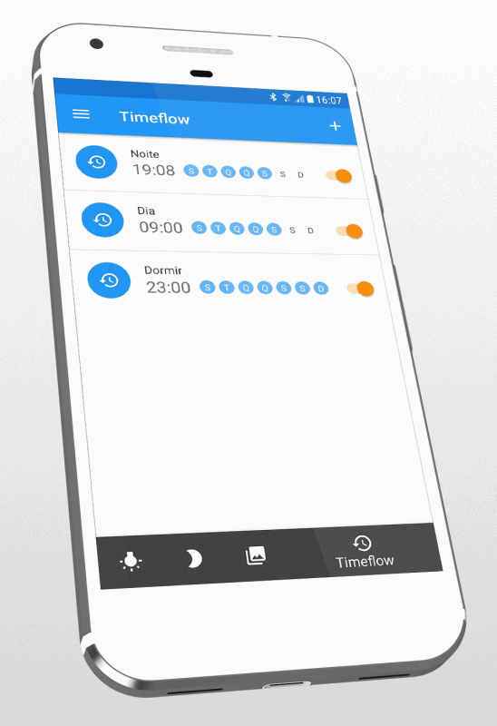App Bluelux - Timeflow